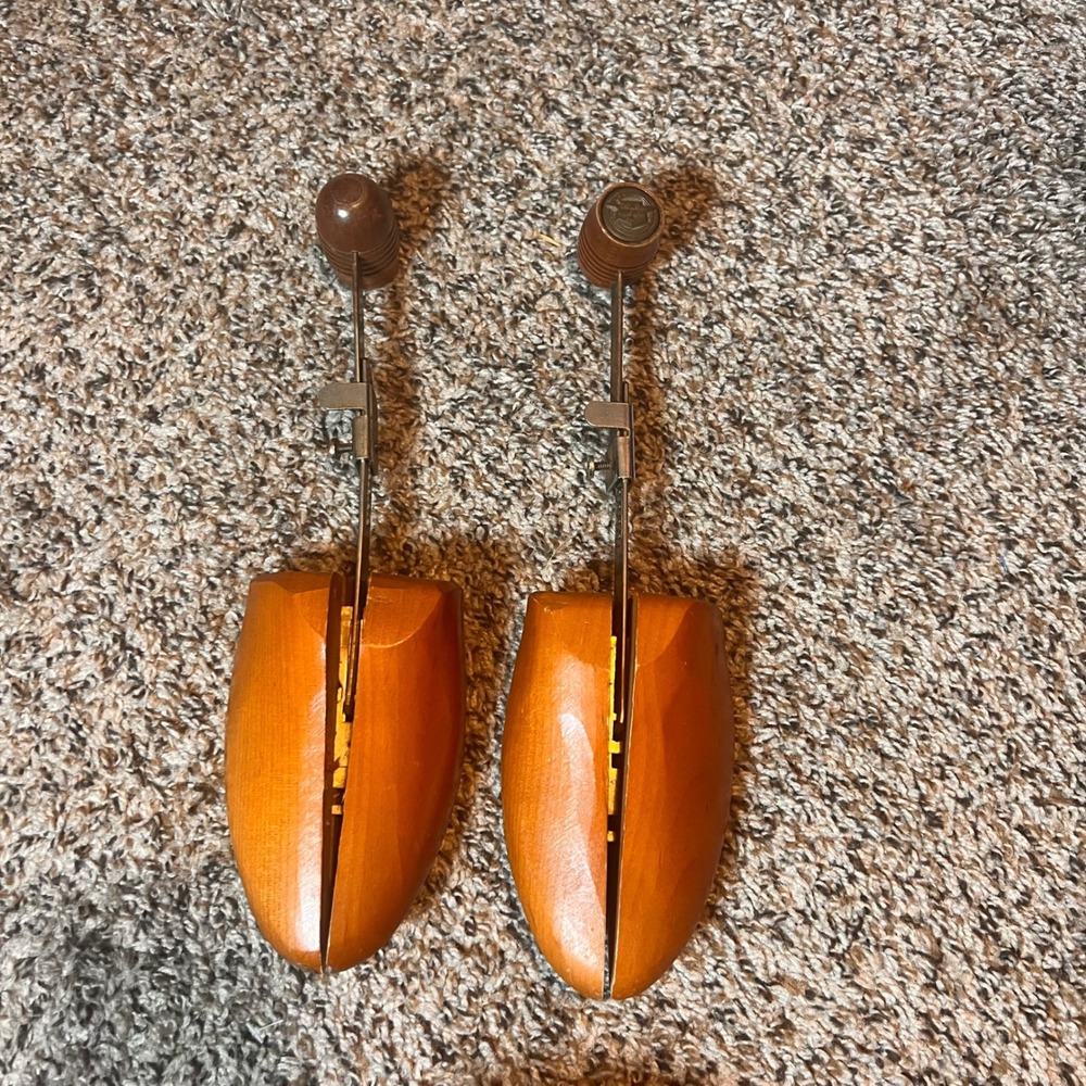 Florsheim Wood‎ Shoe Trees Adjustable Stretcher Shaper Keeper Men's